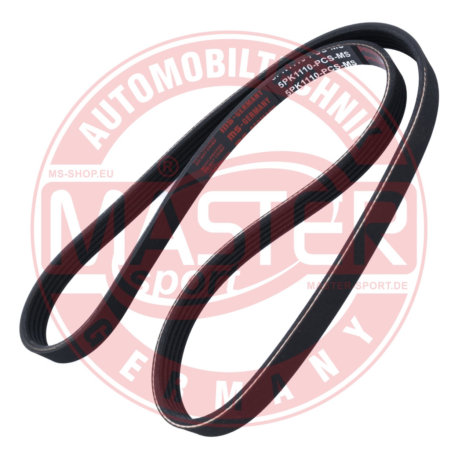 Curea transmisie cu caneluri TOYOTA AVENSIS (_T25_) 2.0 D-4D (CDT250_, CDT250R) diesel 116 cai MASTERSPORT GERMANY 5PK1110-PCS-MS