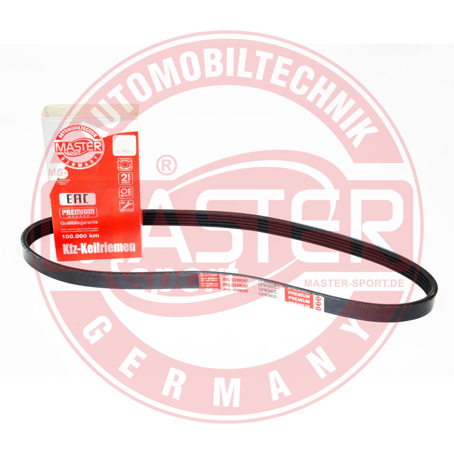 Curea transmisie cu caneluri TOYOTA COROLLA Compact (_E9_) 1.3 (EE90) benzina 75 cai MASTERSPORT GERMANY 5PK860-PCS-MS