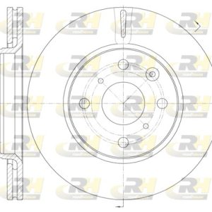 Disc frana TOYOTA AYGO (_B1_) 1.0 (KGB10_, KGB10R) benzina 68 cai ROADHOUSE 61003.10
