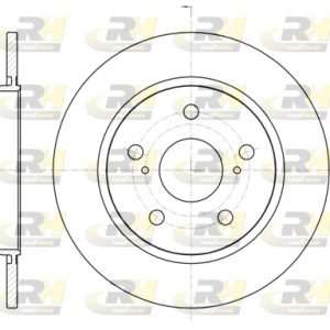 Disc frana TOYOTA AURIS (_E15_) 1.33 Dual-VVTi (NRE150_, NRE150R) benzina 101 cai ROADHOUSE 61044.00
