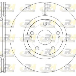 Disc frana TOYOTA AURIS (_E15_) 2.0 D-4D (ADE150_, ADE150R) diesel 126 cai ROADHOUSE 61050.10