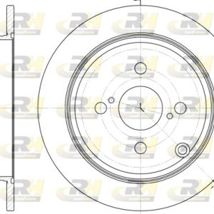 Disc frana TOYOTA COROLLA combi (_E12_) 1.6 VVT-i (ZZE121_, ZZE121R) benzina 110 cai ROADHOUSE 61073.00
