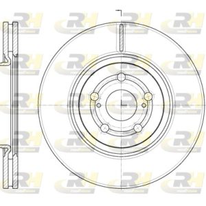 Disc frana TOYOTA AVENSIS limuzina (_T25_) 2.0 VVTi (AZT250_) benzina 155 cai ROADHOUSE 61092.10
