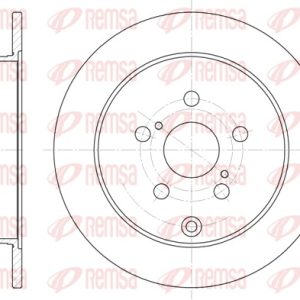 Disc frana TOYOTA PRIUS Liftback (_W2_) 1.5 Hybrid (NHW20_, NHW20R) benzina/elector 112 cai REMSA 61168.00