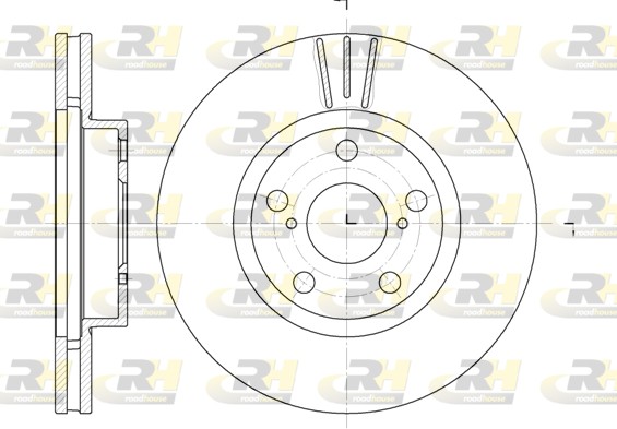 Disc frana TOYOTA AVENSIS Liftback (_T22_) 2.0 VVT-i (AZT220_, AZT220R) benzina 150 cai ROADHOUSE 6577.10