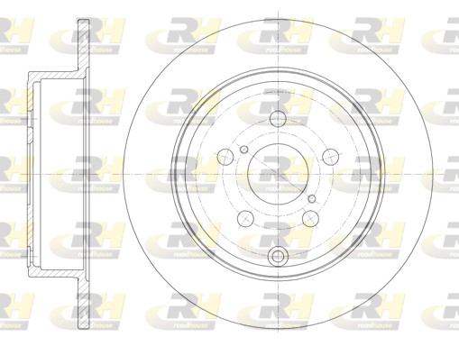 Disc frana TOYOTA AVENSIS limuzina (_T25_) 2.4 VVT-i (AZT251_, AZT251R) benzina 170 cai ROADHOUSE 6700.00