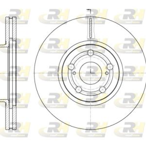 Disc frana TOYOTA AVENSIS limuzina (_T25_) 2.0 VVT-i (AZT250_, AZT250R) benzina 147 cai ROADHOUSE 6701.10