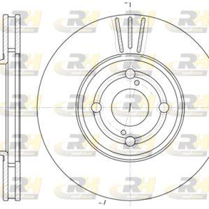 Disc frana TOYOTA COROLLA (_E12_) 1.8 VVTL-i TS (ZZE123) benzina 192 cai ROADHOUSE 6703.10