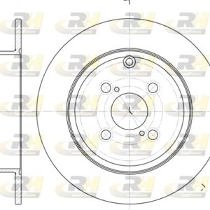 Disc frana TOYOTA COROLLA (_E12_) 2.0 D-4D (CDE120R, CDE120L_) diesel 116 cai ROADHOUSE 6705.00