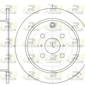 Disc frana TOYOTA COROLLA (_E12_) 1.8 VVTL-i TS (ZZE123_, ZZE123R) benzina 224 cai ROADHOUSE 6805.00