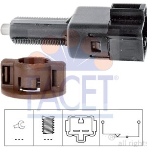Comutator lumini frana TOYOTA CELICA cupe (_T23_) 1.8 16V VT-i (ZZT230_, ZZT230) benzina 143 cai FACET 7.1211