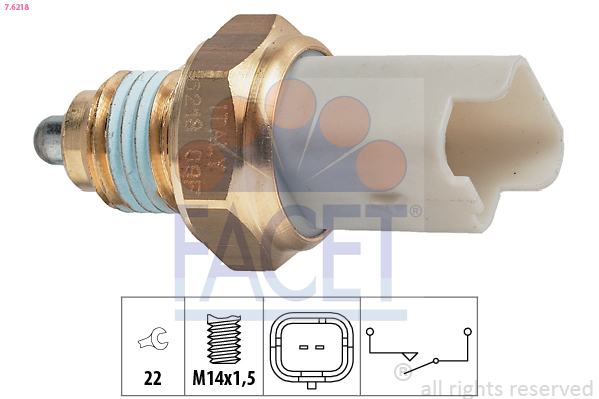 Comutator lampa marsalier TOYOTA PROACE CITY Autoutilitara/limuzina spatioasa (BPZ_) 1.2 VVT-i 110 (BPZN) benzina 110 cai FACET 7.6218