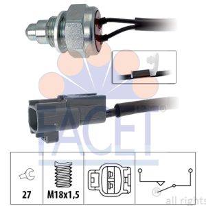 Comutator lampa marsalier TOYOTA YARIS (_P13_) 1.3 (NCP130_, NCP130R) benzina 86 cai FACET 7.6261
