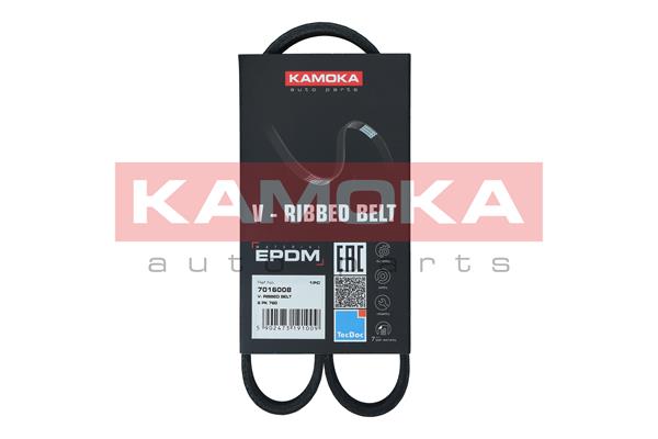 Curea transmisie cu caneluri TOYOTA YARIS (_P9_) 1.3 VVT-i (SCP90_, SCP90R) benzina 87 cai KAMOKA 7016008