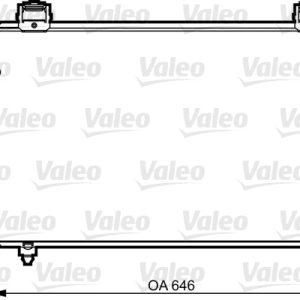 Condensator climatizare TOYOTA AVENSIS (_T25_) 2.4 VVT-i (AZT251_, AZT251R) benzina 163 cai VALEO 814208
