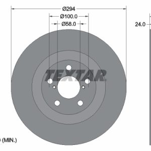 Disc frana TOYOTA GT 86 cupe (ZN6_) 2.0 (ZN6) benzina 203 cai TEXTAR 92139500