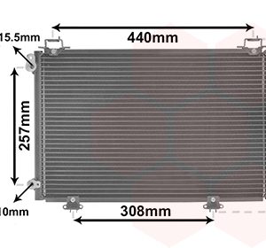 Condensator climatizare TOYOTA YARIS (_P1_) 1.0 (SCP10_, SCP10R) benzina 68 cai VAN WEZEL 53005267
