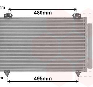 Condensator climatizare TOYOTA COROLLA (_E12_) 1.6 VVT-i (ZZE121_, ZZE121R) benzina 110 cai VAN WEZEL 53005286