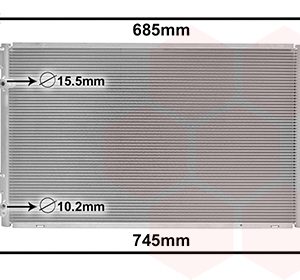 Condensator climatizare TOYOTA AVENSIS limuzina (_T25_) 2.2 D-4D (ADT251_, ADT251R) diesel 150 cai VAN WEZEL 53005409