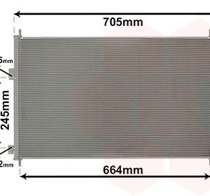 Condensator climatizare TOYOTA RAV 4 III (_A3_) 2.0 4WD (ZSA30) benzina 148 cai VAN WEZEL 53005410