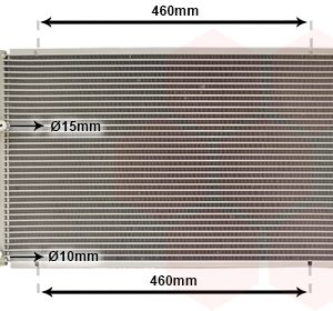 Condensator climatizare TOYOTA PRIUS Liftback (_W2_) 1.5 Hybrid (NHW20_, NHW20R) benzina/elector 112 cai VAN WEZEL 53005429