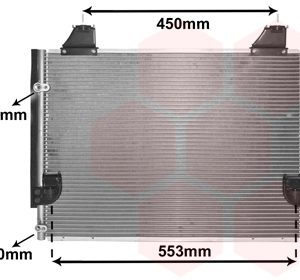 Condensator climatizare TOYOTA HILUX VII pick-up (_N1_, _N2_, _N3_) 2.5 D-4D (KUN15, KUN10) diesel 102 cai VAN WEZEL 53005563