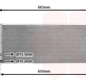Condensator climatizare TOYOTA PRIUS (_W3_) 1.8 Hybrid (ZVW30) benzina/elector 136 cai VAN WEZEL 53005576