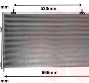Condensator climatizare TOYOTA RAV 4 IV (_A4_) 2.0 D 4WD (ALA41_) diesel 124 cai VAN WEZEL 53005679