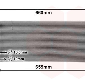 Condensator climatizare TOYOTA AURIS combi (_E18_) 1.8 Hybrid (ZWE186_, ZWE186R, ZWE186H) benzina/elector 136 cai VAN WEZEL 53015702