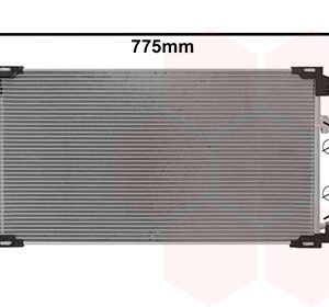 Condensator climatizare TOYOTA PRIUS PHV (_W52_) 1.8 Plug-in Hybrid (ZVW52) benzina/elector 122 cai VAN WEZEL 53015703