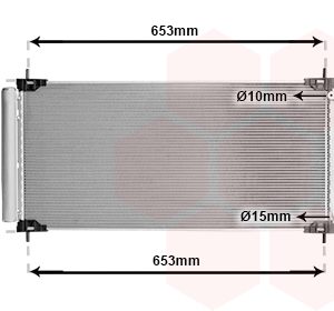 Condensator climatizare TOYOTA AURIS combi (_E18_) 1.6 D4-D (WWE185_) diesel 112 cai VAN WEZEL 53015707