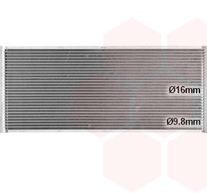 Condensator climatizare TOYOTA YARIS (_P21_, _PA1_, _PH1_) 1.6 GR 4WD (GXPA16) benzina 261 cai VAN WEZEL 53015725