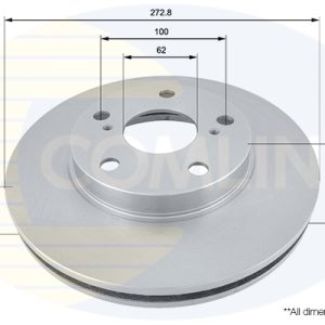 Disc frana TOYOTA AURIS (_E15_) 1.33 Dual-VVTi (NRE150_, NRE150R) benzina 101 cai COMLINE ADC01139V