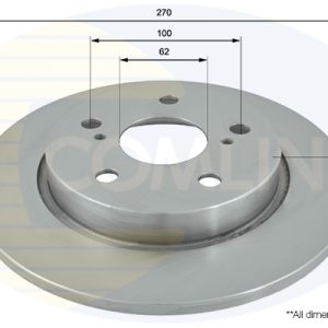 Disc frana TOYOTA AURIS combi (_E18_) 1.2 (NRE185_, NRE185R, NRE185H) benzina 116 cai COMLINE ADC01146