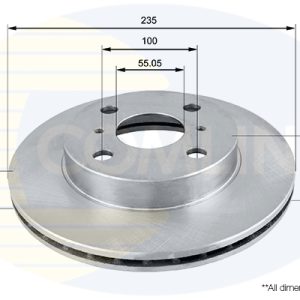 Disc frana TOYOTA YARIS (_P1_) 1.3 (NCP10, SCP12_) benzina 86 cai COMLINE ADC0193V