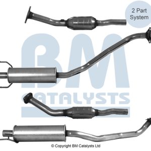 Catalizator TOYOTA COROLLA (_E12_) 1.6 VVT-i (ZZE121_, ZZE121R) benzina 110 cai BM CATALYSTS BM91604H