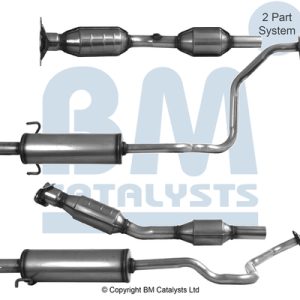 Catalizator TOYOTA PRIUS Liftback (_W2_) 1.5 Hybrid (NHW20_, NHW20R) benzina/elector 112 cai BM CATALYSTS BM91617H