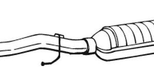 Catalizator TOYOTA AVENSIS (_T22_) 1.8 VVT-i (ZZT221_, ZZT221R) benzina 129 cai BOSAL 090-087