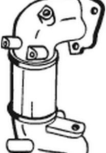 Catalizator TOYOTA YARIS VERSO VAN (_P2_) 1.4 D4d (NLP22_) diesel 75 cai BOSAL 090-471