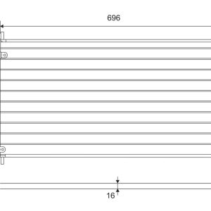 Condensator climatizare TOYOTA VERSO (_R2_) 2.2 D-4D (AUR21_, AUR21R) diesel 150 cai VALEO 814205