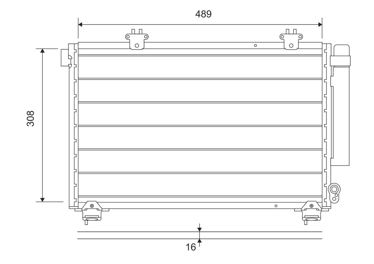 Condensator climatizare TOYOTA YARIS (_P1_) 1.0 (SCP10_, SCP10R) benzina 68 cai VALEO 814307