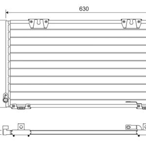 Condensator climatizare TOYOTA CELICA cupe (_T20_) 1.8 i 16V (AT200) benzina 116 cai VALEO 818104