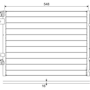 Condensator climatizare TOYOTA PROACE caroserie (MDZ_) 1.6 D4d (MDZ2) diesel 116 cai VALEO 822564