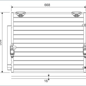 Condensator climatizare TOYOTA LAND CRUISER 200 (_J2_) 4.5 D4-D (VDJ200) diesel 272 cai VALEO 822621