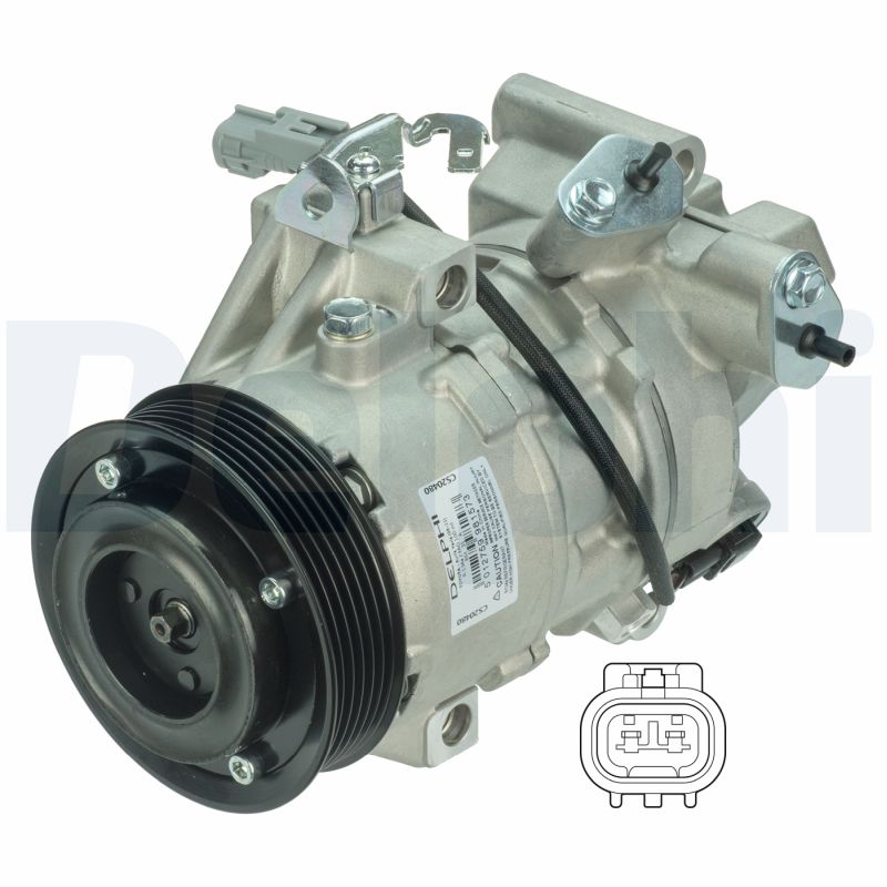 Compresor climatizare TOYOTA AURIS Caseta/ Hatchback (_E15_) 1.4 D-4D (NDE150) diesel 90 cai DELPHI CS20480
