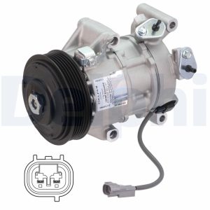 Compresor climatizare TOYOTA YARIS (_P13_) 1.0 (KSP130) benzina 72 cai DELPHI CS20582