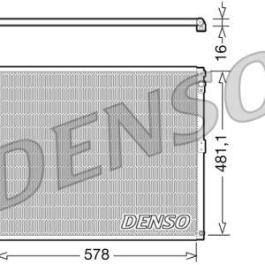 Condensator climatizare TOYOTA LAND CRUISER PRADO (_J12_) 4.0 (GRJ120, GRJ125, GRJ121) benzina 249 cai DENSO DCN50017