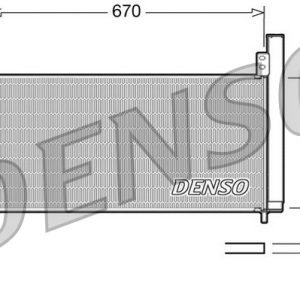 Condensator climatizare TOYOTA AURIS (_E15_) 1.8 Hybrid (ZWE150_, ZWE150R) benzina/elector 136 cai DENSO DCN50037