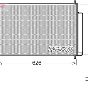 Condensator climatizare TOYOTA COROLLA limuzina (_E15_) 1.3 (NRE150) benzina 101 cai DENSO DCN50041