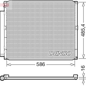 Condensator climatizare TOYOTA LAND CRUISER PRADO (_J12_) 3.0 D-4D (KDJ120, KDJ125) diesel 163 cai DENSO DCN50113
